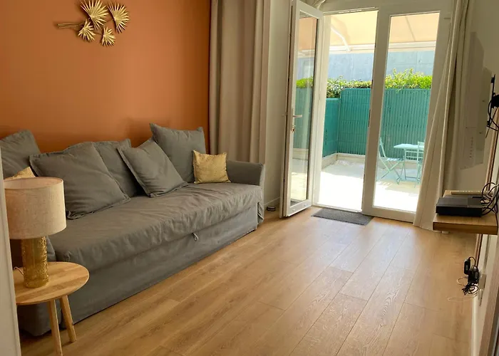 T2, Jardinet, Quartier Marche 10Mn Plage